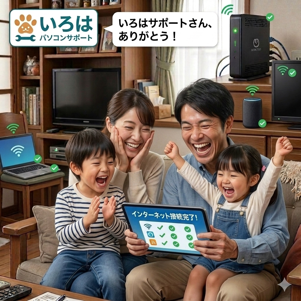 インターネットの切り替えをスムーズに！