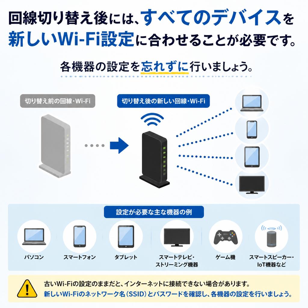チェックポイント3: 家中の機器を一気に繋ぎ直す