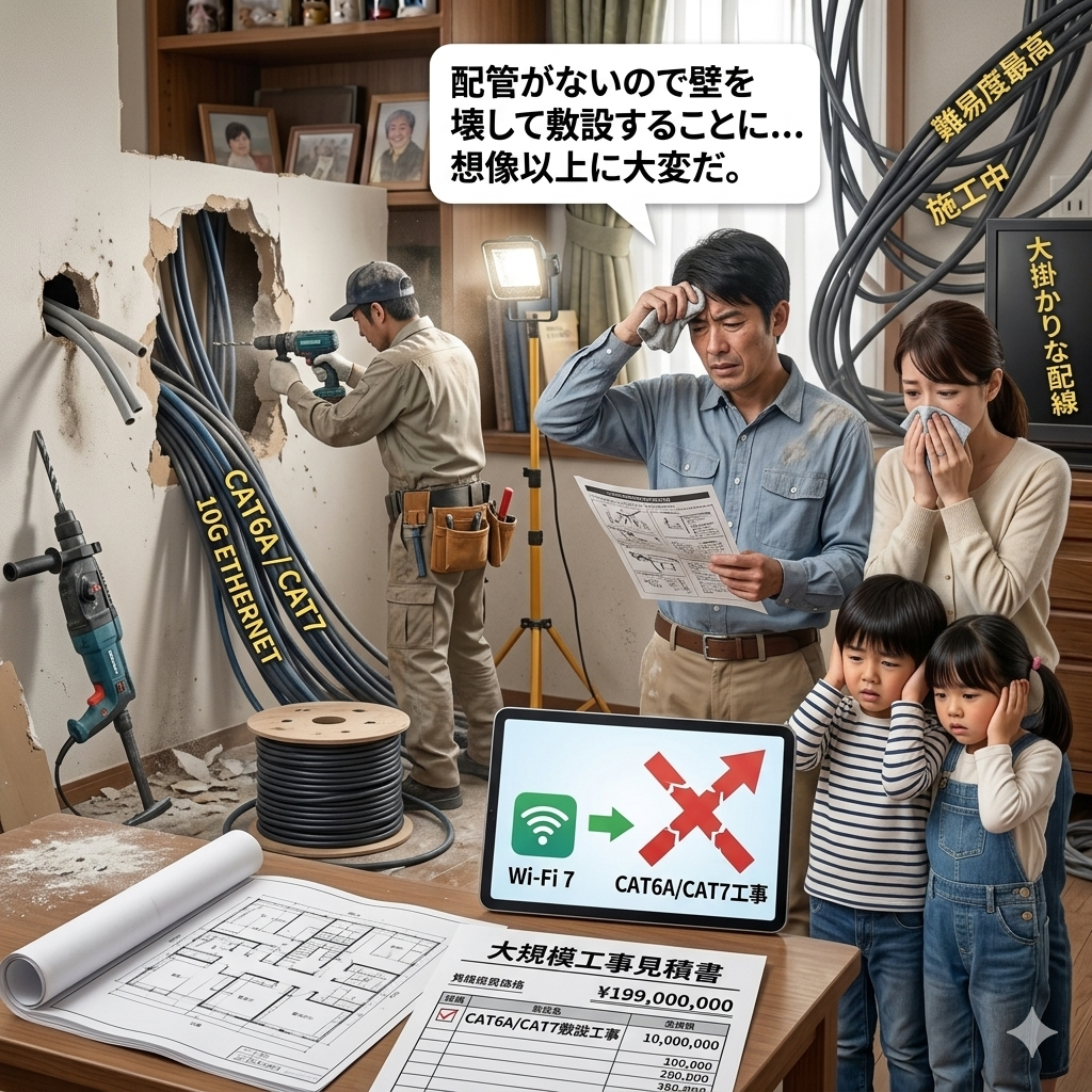 インターネット回線（光回線）を最新のものに変更するにあたり、「壁の中のLANケーブルも速いものに変える必要があるか」という着眼点は、非常に鋭く、かつ最も重要なポイントです！パソコントラブル即解決！｜千葉県パソコン修理、トラブル解決、設定、データ復旧、レッスン等、出張サポートにて駆けつけます！いろはパソコンサポート