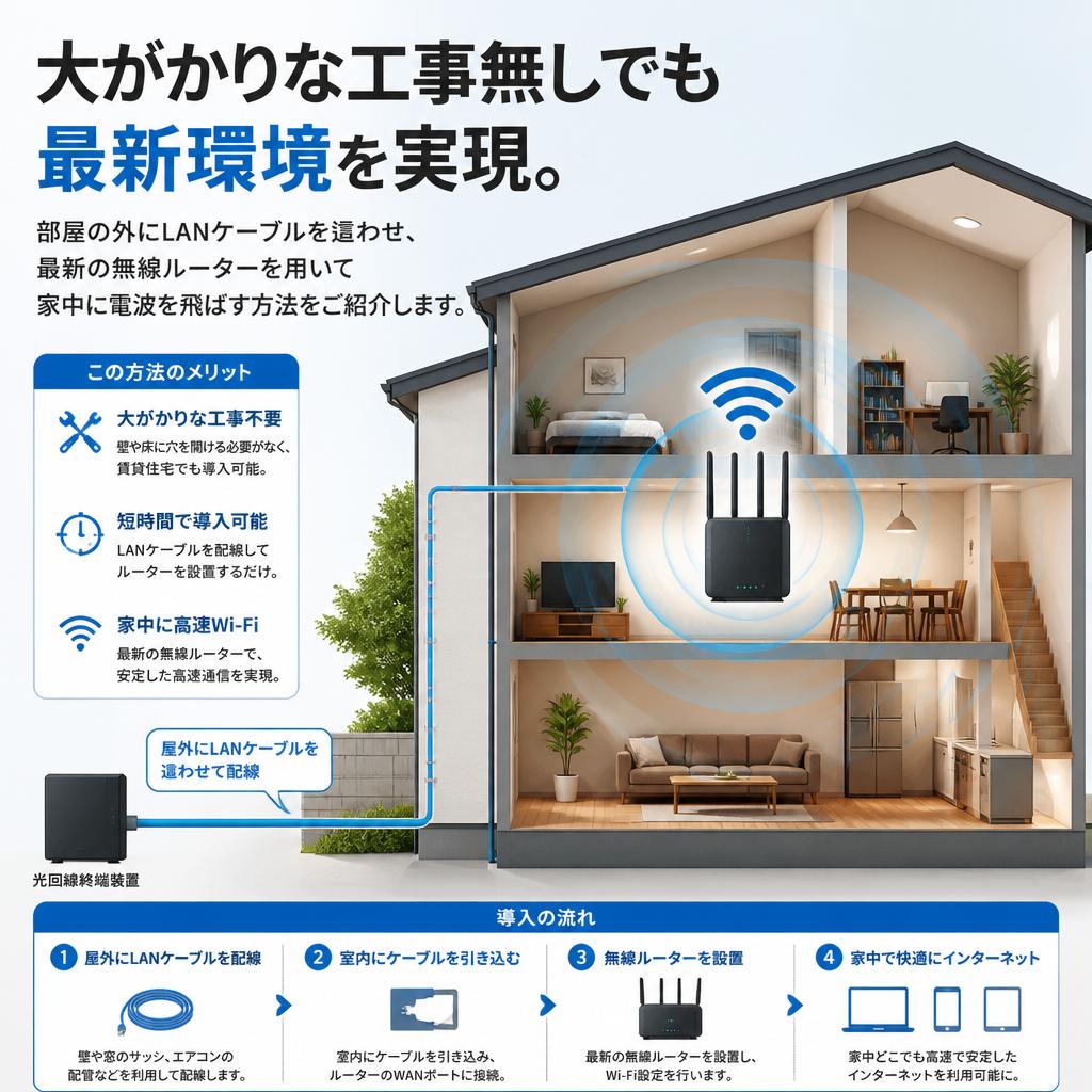 壁の中の工事不要！プロの裏ワザ