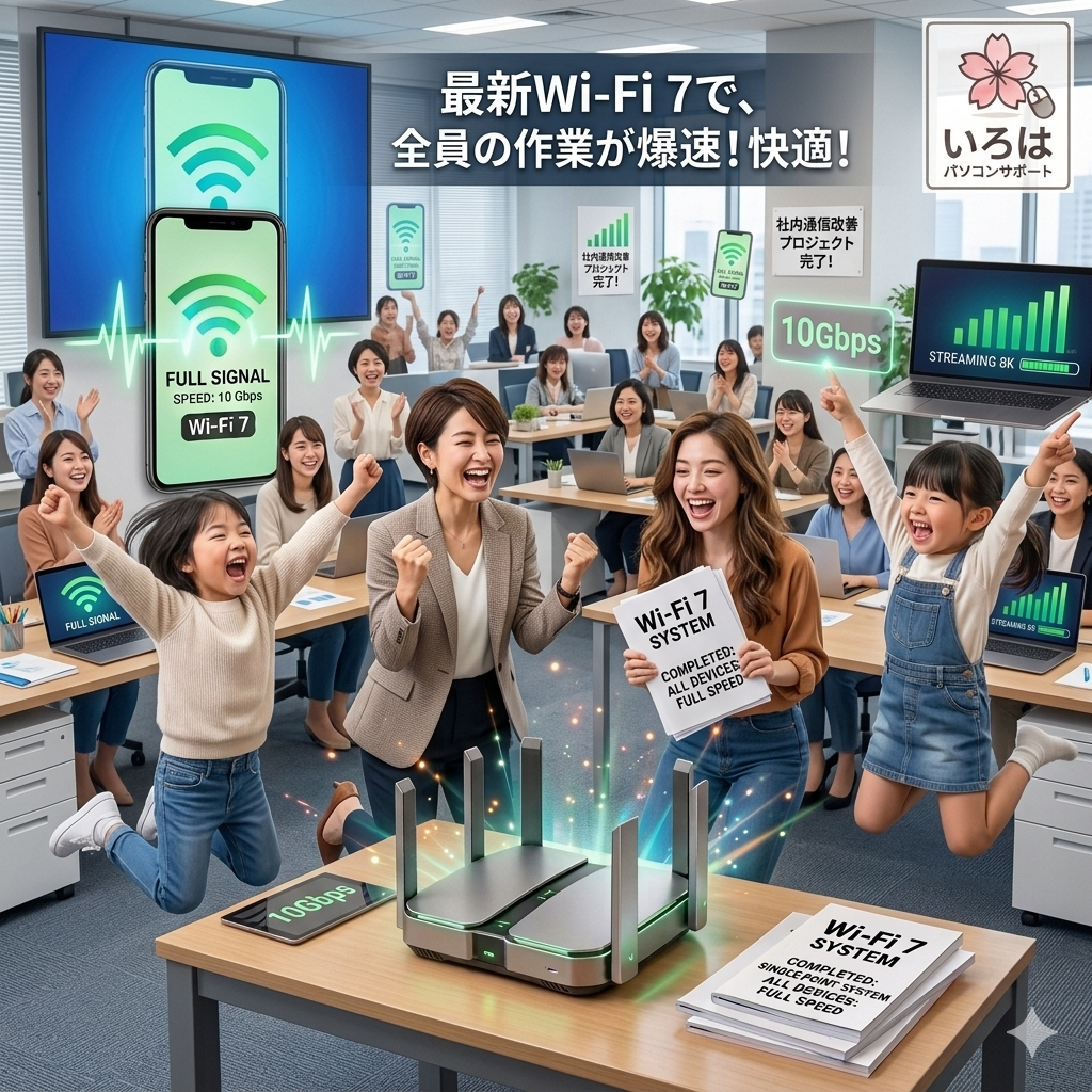 家の中に複数のWi-Fiルーターを設置して、端末ごとに別々のWi-Fiに繋ぎ分けて使っていらっしゃるのですね。Wi-Fi環境を一新して快適生活を実現しませんか？