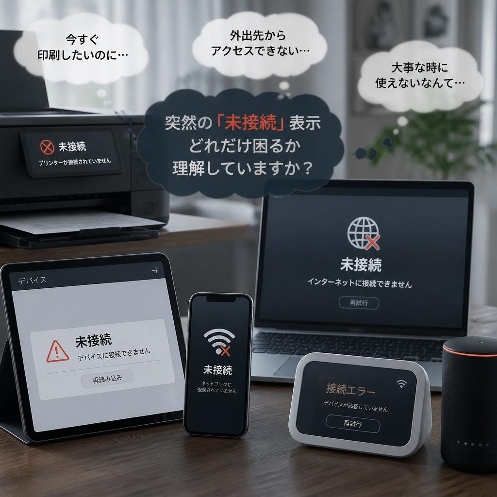 突然の接続切れとは？