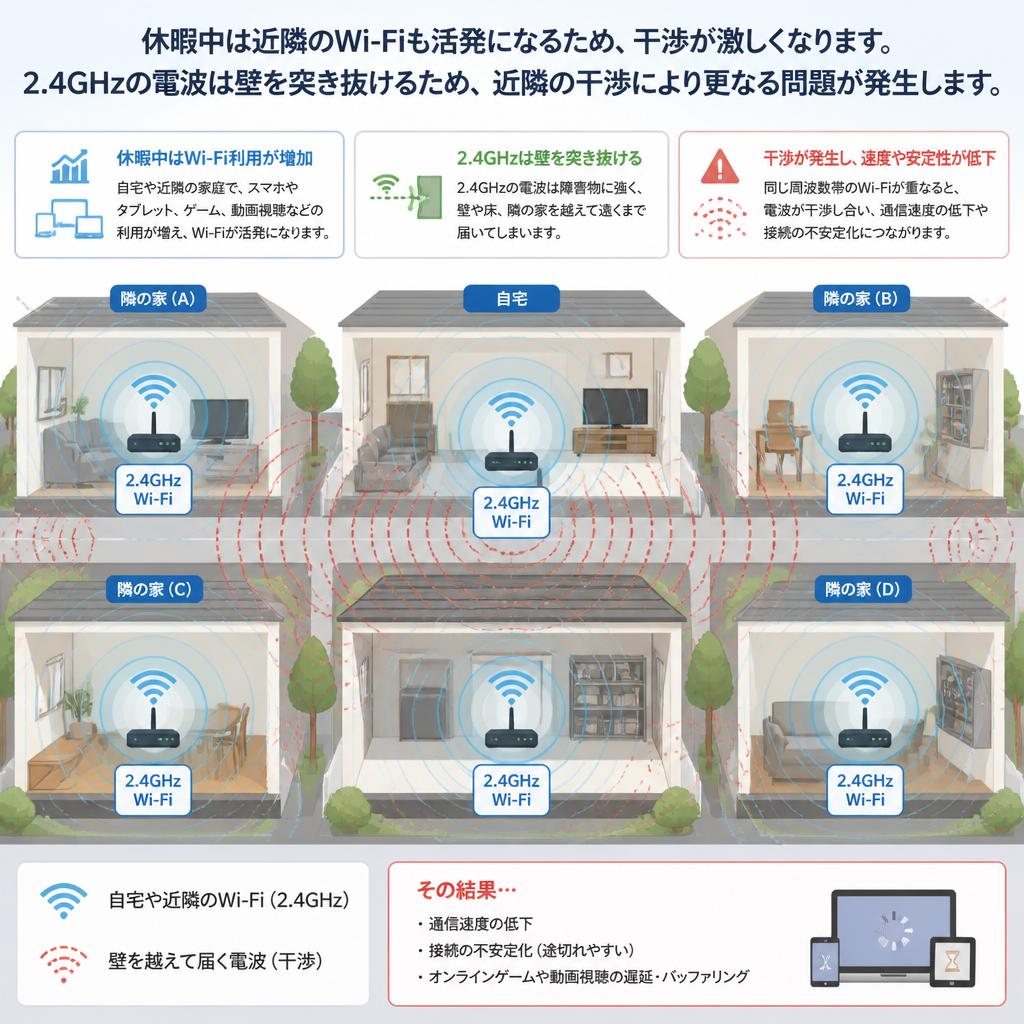 休暇中の悪化