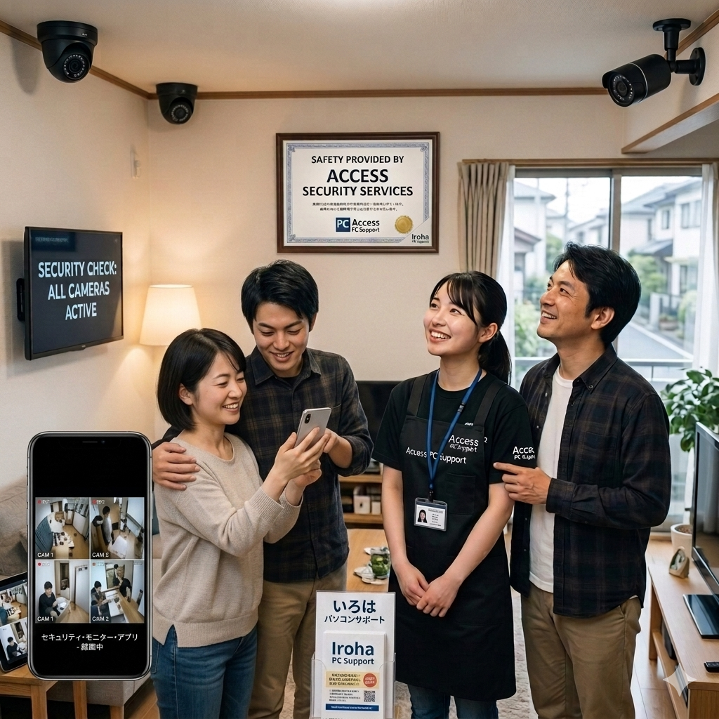 ご自宅に防犯カメラやネットワークカメラを導入されるのは空き巣対策や夏休みの長期留守中の見守りとして、非常に素晴らしい選択です！