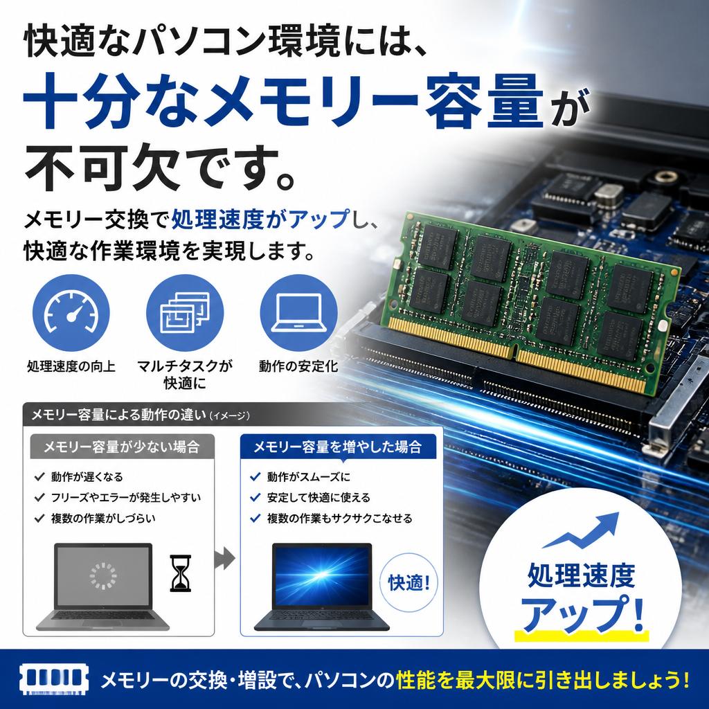 メモリー交換の重要性