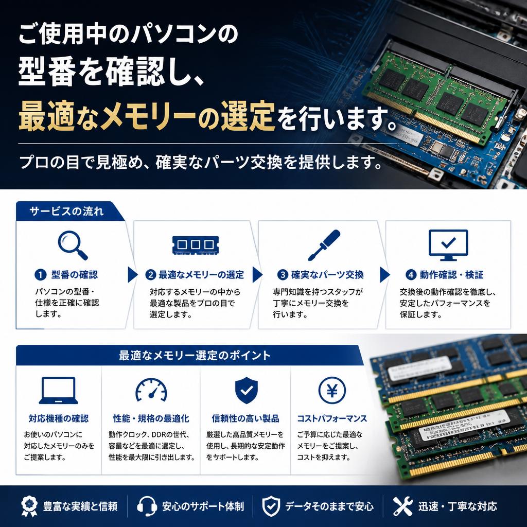 お使いのパソコンに最適な選定