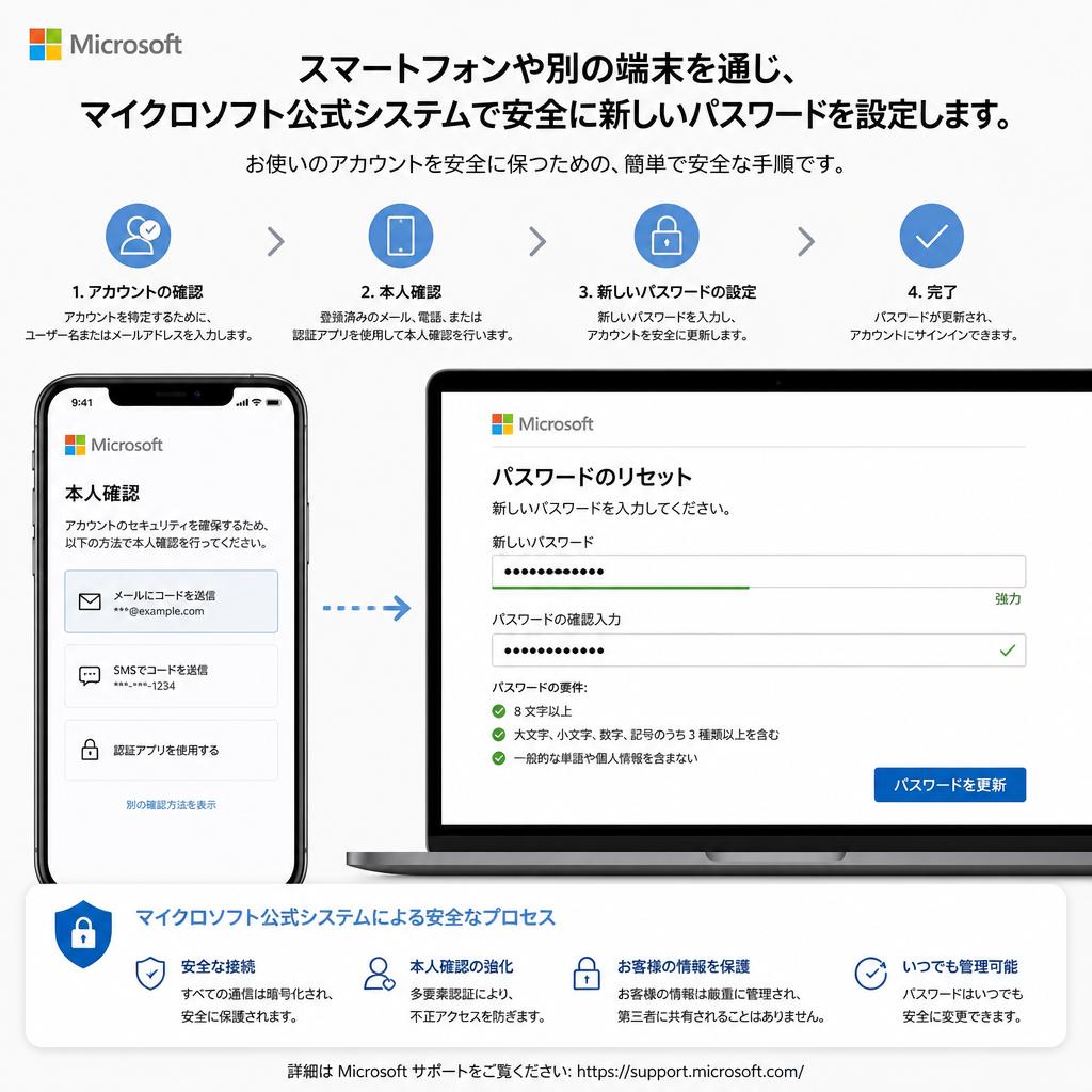 安全なパスワード再設定