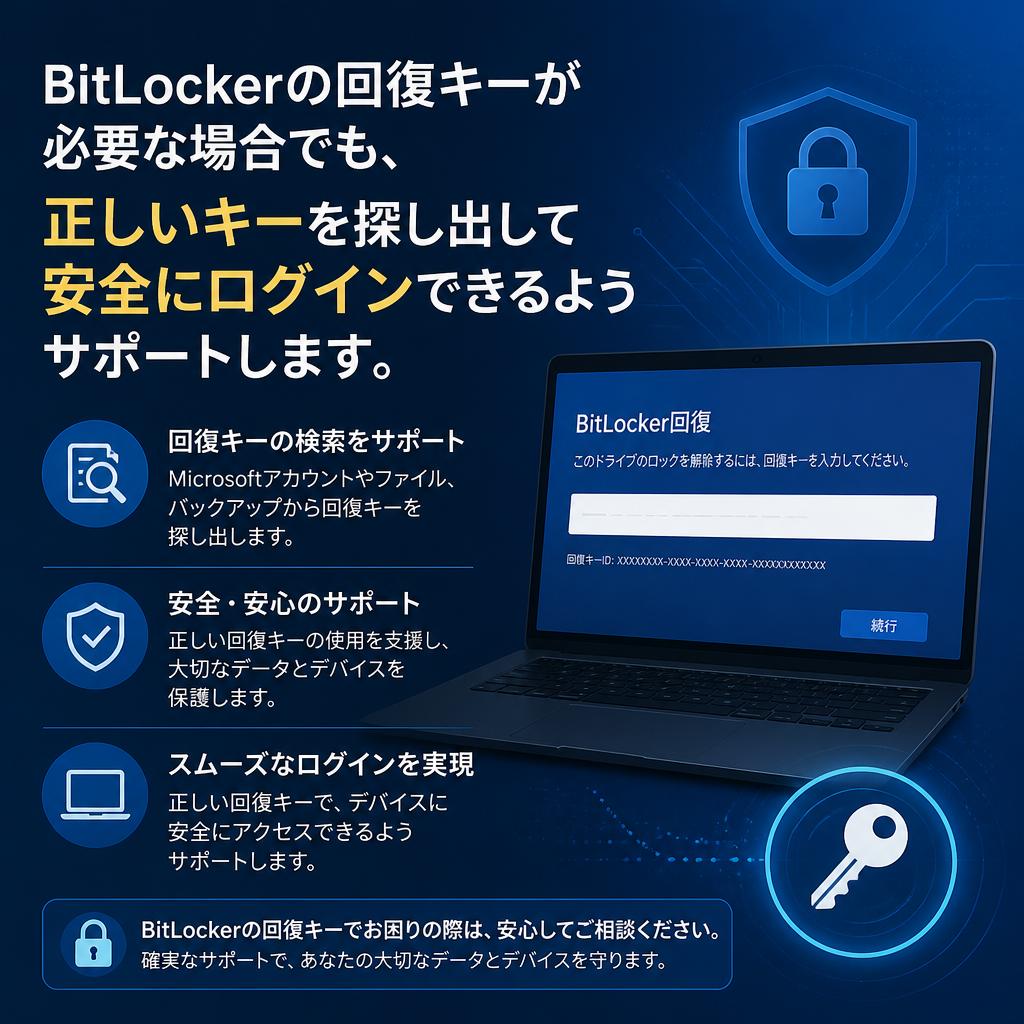 BitLockerのトラブル回避法