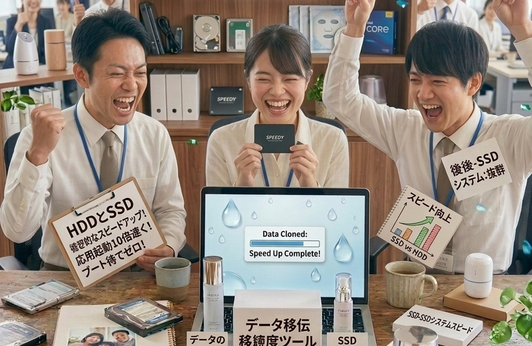 「SSD換装でパソコンが生まれ変わる！」パソコントラブル即解決！｜千葉県パソコン修理、トラブル解決、設定、データ復旧、レッスン等、出張サポートにて駆けつけます！いろはパソコンサポート
