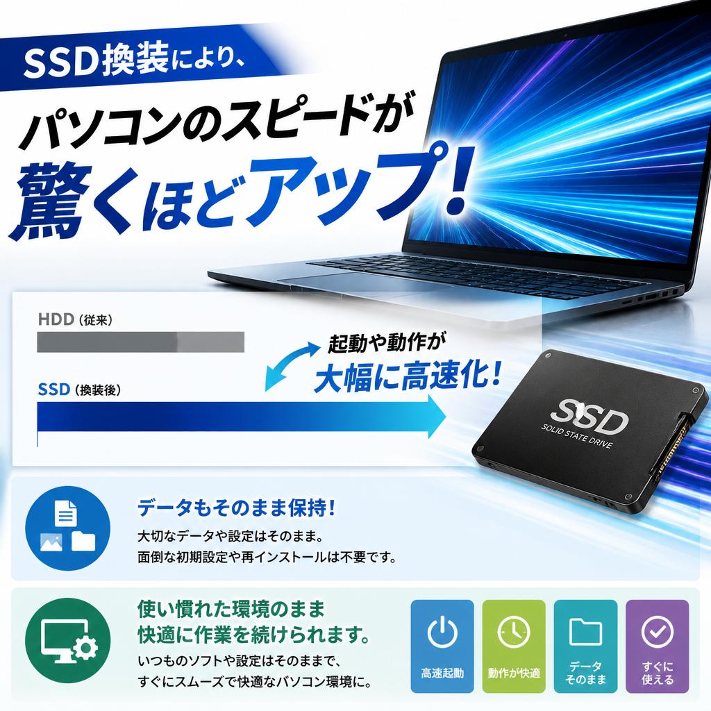 SSD換装のメリット