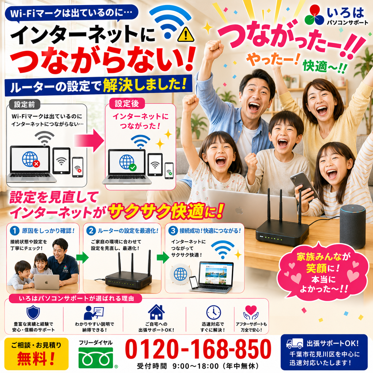 今すぐお問い合わせを！