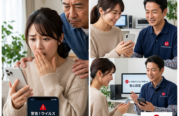 パソコントラブルは即解決！