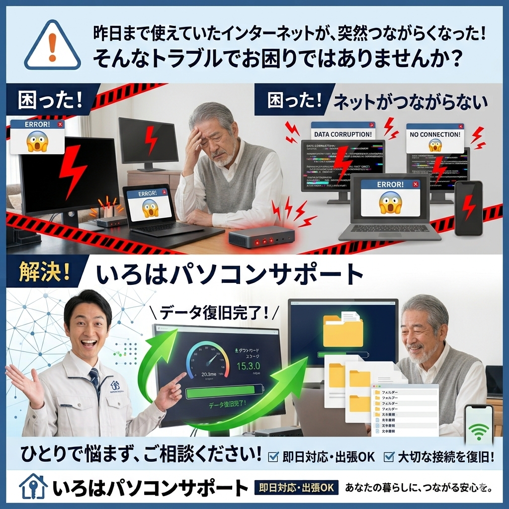 迅速な対応でトラブル解決
