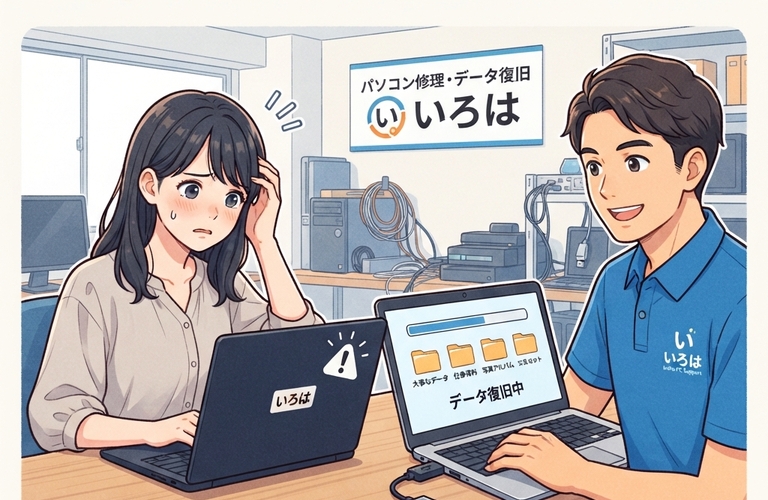 パソコンの電源が入らない！ 起動しない！データが見られない！ そんなときは、すぐにご相談ください。 パソコントラブル即解決！｜千葉県パソコン修理、トラブル解決、設定、データ復旧、レッスン等、出張サポートにて駆けつけます！いろはパソコンサポート