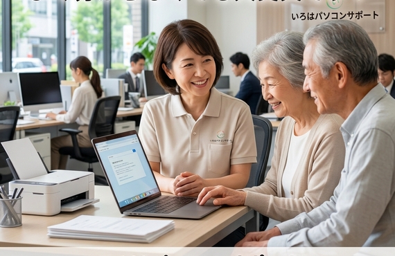 パソコンのこと、よく分からなくても大丈夫です！  「こんなことを聞いてもいいのかな？」   そんな心配はいりません。
